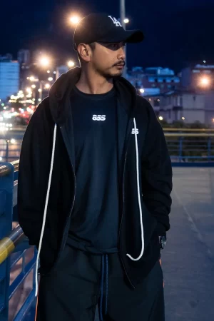 Chaqueta Oversize Negra 85S