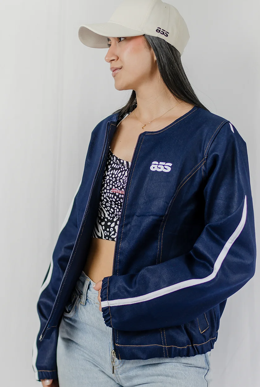 Chaqueta Denim Crewneck DESTINY 85S