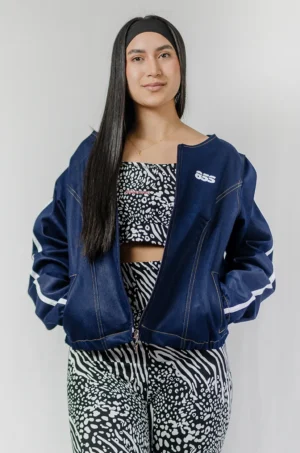 Chaqueta Denim Crewneck DESTINY 85S
