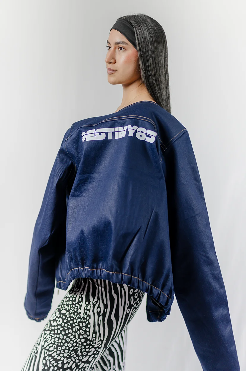 Chaqueta Denim Crewneck DESTINY 85S
